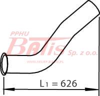RURA dinex WYDECHOWA PRZEDNIA DO HAMULCA GÓRSKIEGO MAN TGS/TGA/TGA dinex