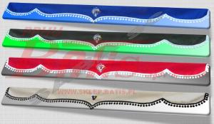 FALBANKI NA PRZEDNIĄ SZYBĘ DAF, MAN, IVECO, MERCEDES, RENAULT, SCANIA, VOLVO wykończone kulkami