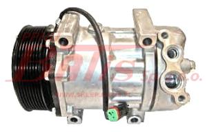 SPRĘŻARKA hella  (KOMPRESOR) KLIMATYZACJI SCANIA 4/P/G/R/T hella/orginal    ( 173528 łożysko  w koło pasowe )