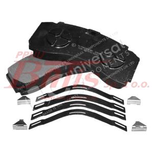 KPL.KLOCKÓW uc HAMULCOWYCH 29246 MERCEDES ACTROS MP III PRZÓD, universal components                          ok 10.50 kg