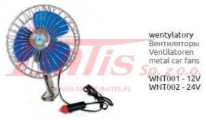 WENTYLATOR 24V OBROTOWY BI-TURBO 5'x 2 - 24V 15W