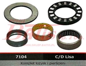 ZESTAW ŁOŻYSK I PIERŚCIENI D-LISA elerte