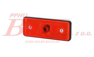 LAMPA horpol OBRYSOWA PROSTOKATNA Z ODBLASKIEM CZERWONA