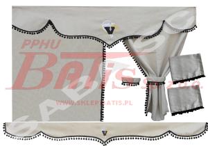 ZASŁONA SZYBY PRZEDNIEJ RVI PREMIUM kulki