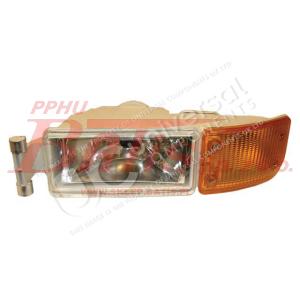 HALOGEN uc / lewy PRZECIWMGIELNY Z KIERUNKOWSKAZEM(biały) LEWY MAN TGA/L2000 universal components