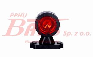 LAMPA horpol OBRYSOWA LED 12/24V / wysięgniku krótki prosty / biało-czerwona / przewód: 0,5m / 0,6-1,2 W  / HOR 69 /