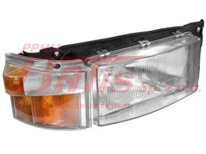 REFLEKTOR hella / prawy Z KIERUNKOWSKAZEM /MIJANIA/ DROGOWE/ POZYCYJNE/ SCANIA 94/114/124/144/164 / druga strona 013237 /
