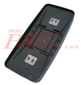 WKŁAD tangde LUSTERKA GŁÓWNEGO PODGRZEWANY 24V R1200 PRAWY/LEWY 379*176*47 MAN TGA PO 03.00/TGL PO 2005/TGM PO 04.06