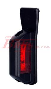 LAMPA horpol /lewa OBRYSOWA BIAŁO-CZERWONA / z uchwytem / HOR63 /