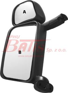 LUSTERKO rwl DALEKOSIĘŻNE PODGRZEWANE LEWE   24V R300 LEWE SCANIA 124/144/R/T