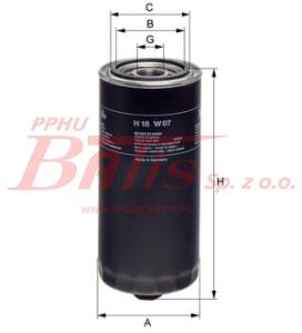 WKŁAD hengst FILTRA OLEJU DAF/65CF/F/