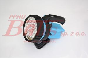 LATARKA DIODOWA Z AKUMULATOREM 4AH 37LED corona