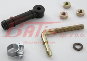 DŹWIGNIA ZAWORU POZIOMUJĄCEGO KĄTOWA M8 Z GUMĄ DŁUGA DŹWIGNIA pe automotive