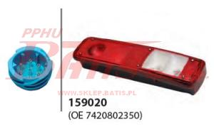 LAMPA vignal / prawa TYLNA 7-SEGMENTOWA LC9 / RVI KERAX/MAGNUM/PREMIUM 02.2006-; VOLVO FL / druga strona 104415 / opakowanie 6 szt. /