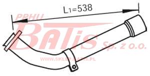 RURA dinex WYDECHOWA PRZEDNIA MAN TGL 2004> dinex