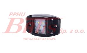 LAMPA horpol OBRYSOWA NA PODSTAWIE GUMOWEJ BIAŁA