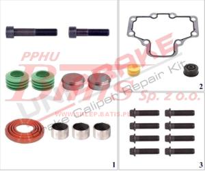KPL.NAPRAWCZY unb ZACISKU HAMULCOWEGO WABCO PAN 17 / MAN L2000 / w zestawie uszczelki , śruby /