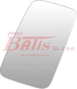 WKŁAD tangde LUSTERKA GŁÓWNEGO PODGRZEWANY 24V R1200 432*200*20 LEWY/PRAWY SCANIA 124/144/R/G/P/T