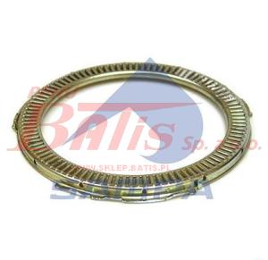 PIERŚCIEŃ sampa BLASZANY ABS 125*156*8,5/100 ZĘBÓW / BPW TYP H 6-9T./BELKA #120 ECO-PLUS /Wysokość [mm]:8,8 /Ciężar [kg]:0,165 /Ilość zębów, pierścień ABS:100 /Średnica wewnętrzna [mm]:125 /średnica zewnętrzna [mm]:156