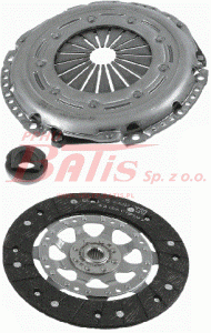 SPRZĘGŁO KOMPLETNE SACHS 228mm C3/C4/C5 : P307/407 1,6HDi 04-  sachs