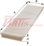 WKŁAD hengst FILTRA KABINOWY 168*582*38 MERCEDES/ATEGO