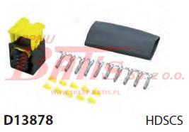 WTYCZKA vignal LAMPY TYLNEJ POJEDYNCZA / HDSCS, do lamp LC8 / ilość pinów: 8 / kształt wtyczki: prostokątny / DAF 106 / opakowanie 30szt. /