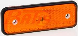 LAMPA fristom /żółta OBRYSOWA LED 12-24V ODBLASKOWA / 1-funkcyjna / mała / przewód: 2x0,75mm2 /