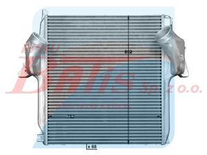 CHŁODNICA ava POWIETRZA INTERCOOLER MERCEDES ACTROS MP 1/ MP 2 //752*852*66//